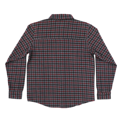 Independent | Belmont Brushed Flannel - Grey/Red/Black