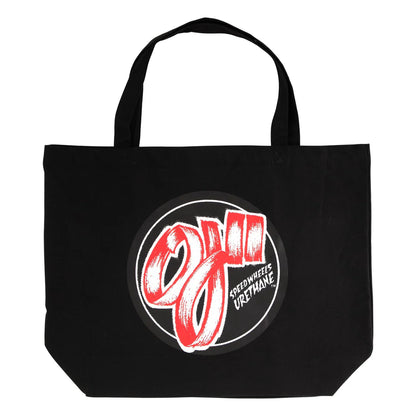 OJ | Speed Wheels Canvas Tote Bag - Black