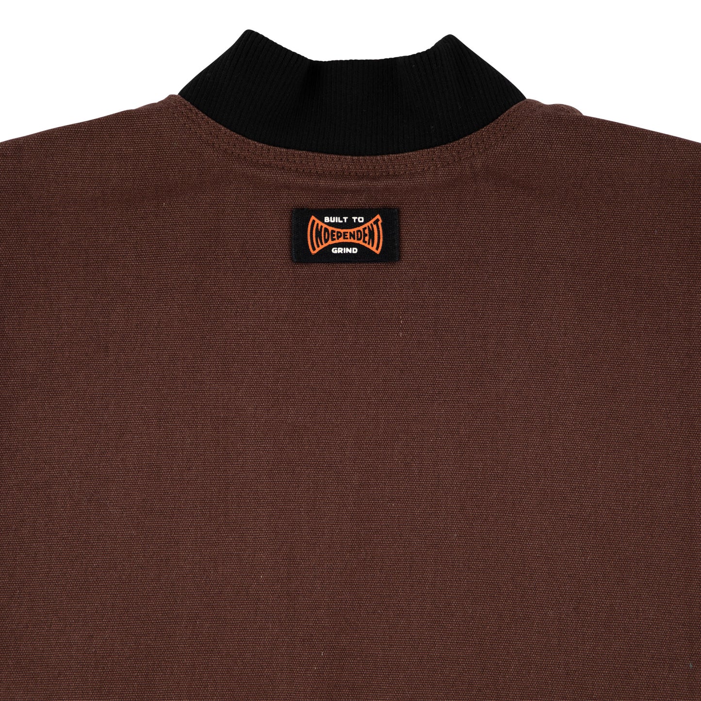 Independent | Built To Grind Canvas Work Vest - Chocolate/Black