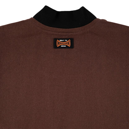 Independent | Built To Grind Canvas Work Vest - Chocolate/Black