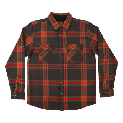 Santa Cruz | Classic Longsleeve Flannel - Brown/Red