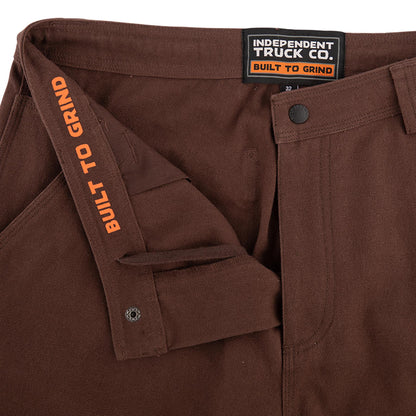 Independent | Built to Grind Utility Pants - Chocolate
