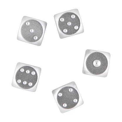 Independent | Bar Logo Dice Set - Silver