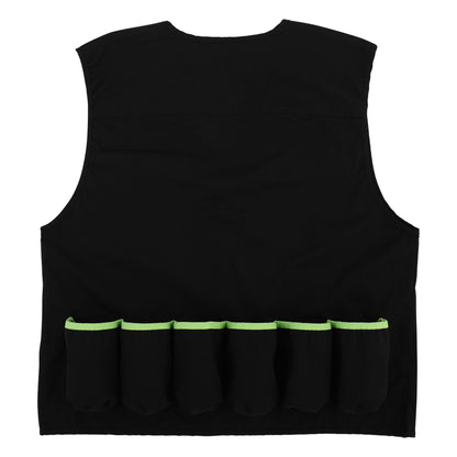Creature | Gravette Cut And Tie Utility Vest - Black