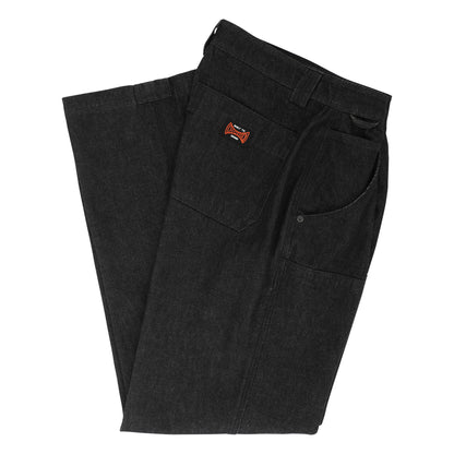 Independent | Built To Grind Double Knee Pants - Washed Black Denim