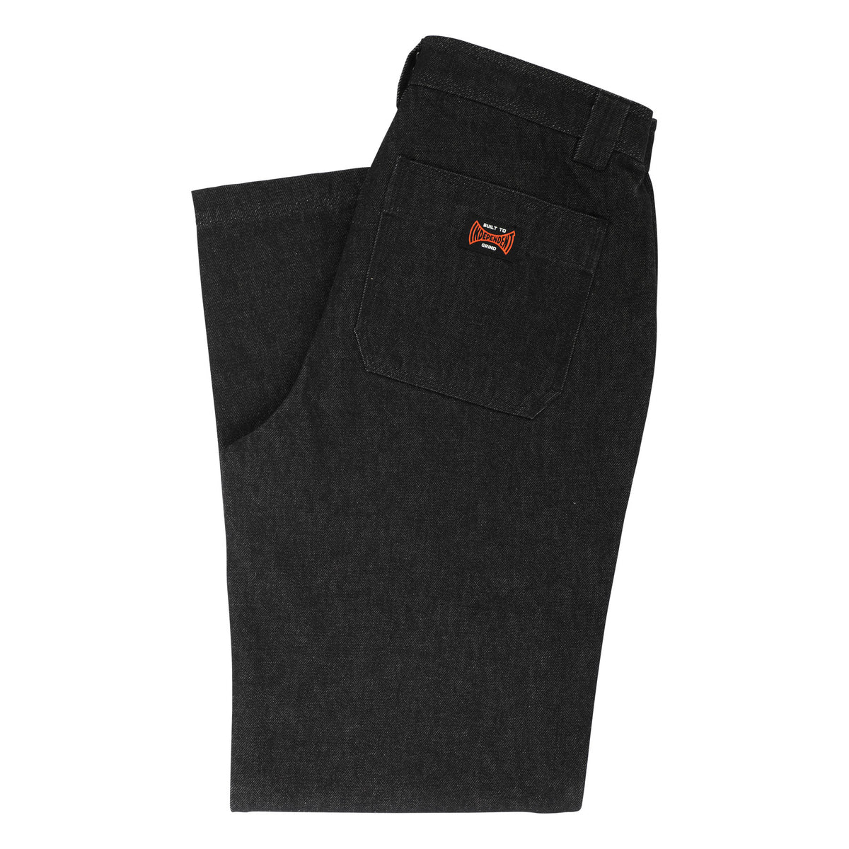 Independent | Built To Grind Double Knee Pants - Washed Black Denim