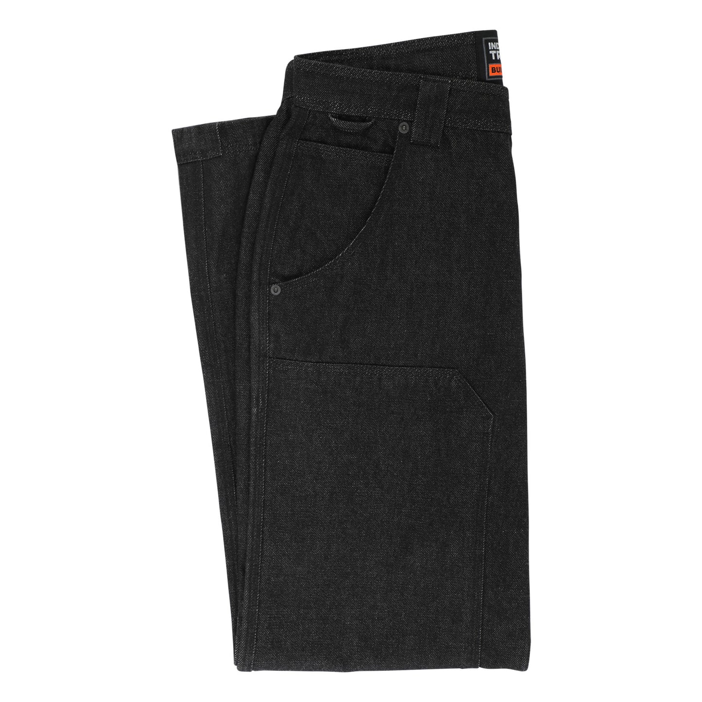 Independent | Built To Grind Double Knee Pants - Washed Black Denim