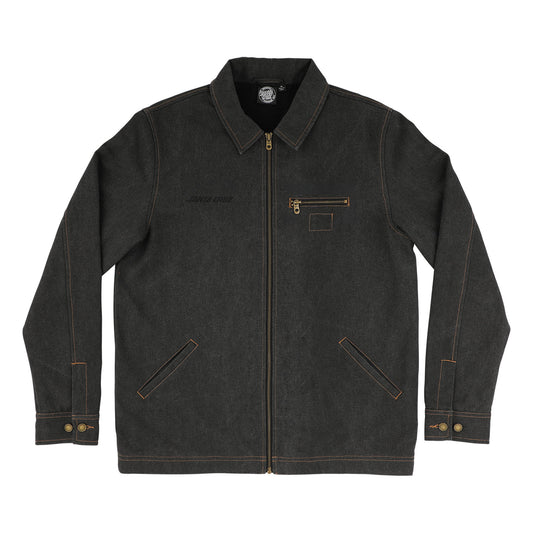 Santa Cruz | Strip Classics Canvas Work Jacket - Washed Black