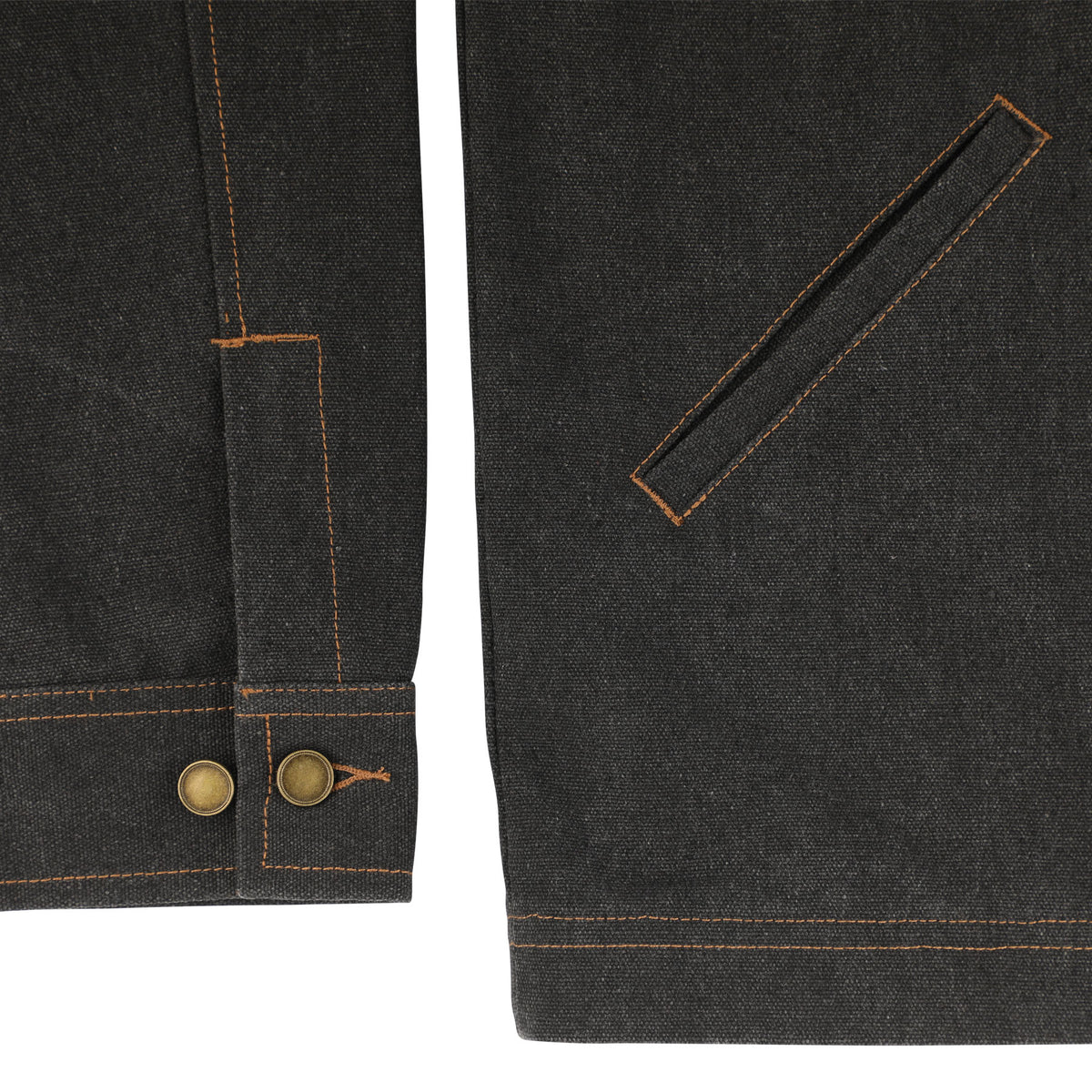 Santa Cruz | Strip Classics Canvas Work Jacket - Washed Black