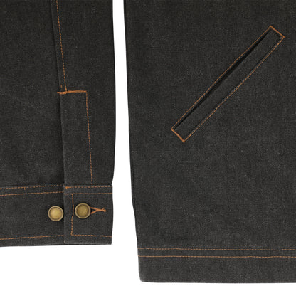 Santa Cruz | Strip Classics Canvas Work Jacket - Washed Black