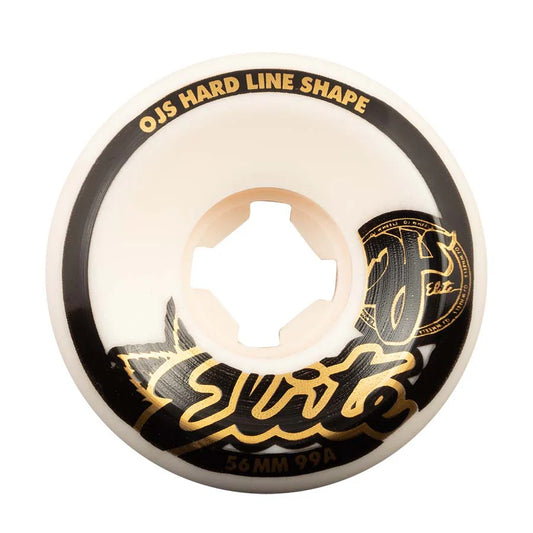 OJ | 56mm/99a Elite Hardline Wheel - White