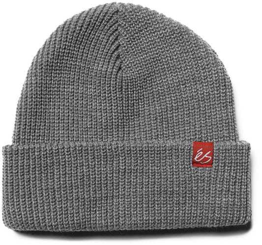 es | Block Beanie - Grey