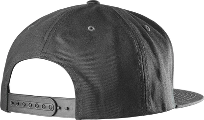 es | Main Block Snapback Hat - Black