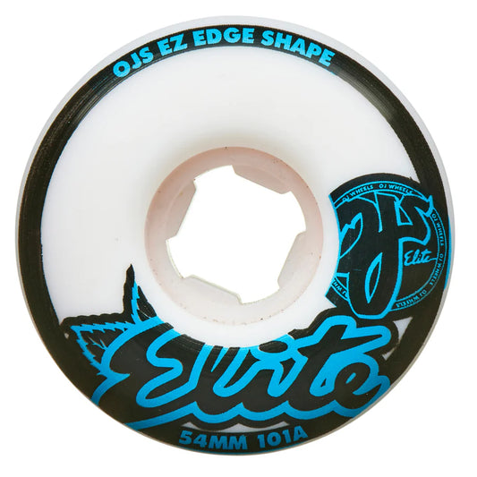 OJ | 54mm/101a EZ Edge Elite Wheels - White