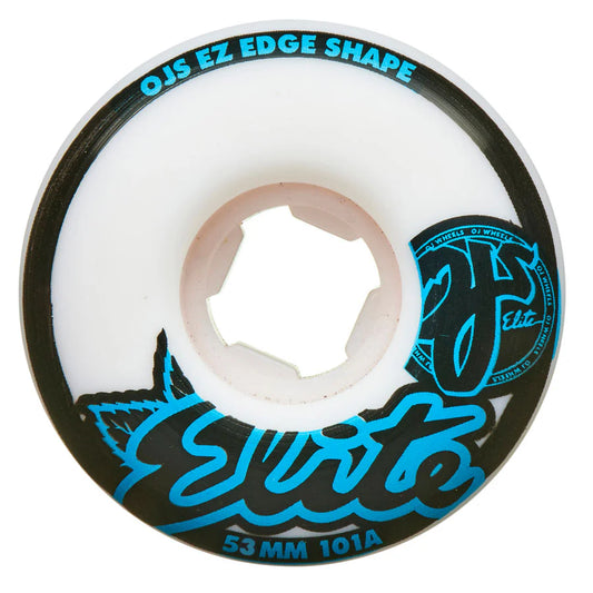 OJ | 53mm/101a EZ Edge Elite Wheels - White