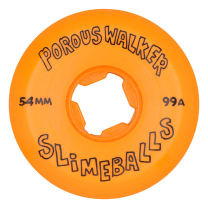 Slime Balls | 54mm/99a Stupid Brains Speed Balls Orange Porous Walker