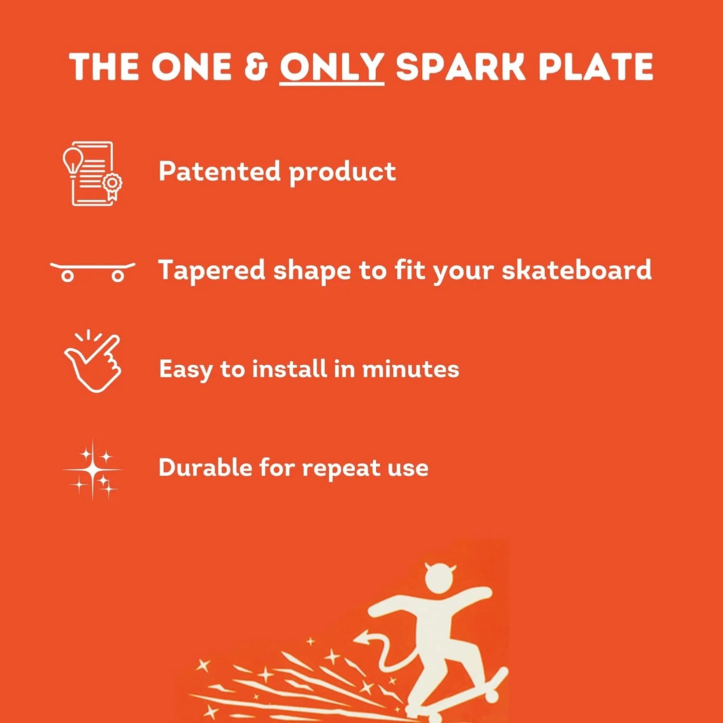 Tail Devil | Spark Plate - Red