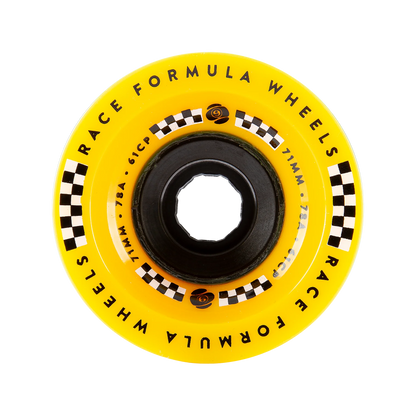 Sector 9 | 71mm/78a Race Formula Wheels - Yellow