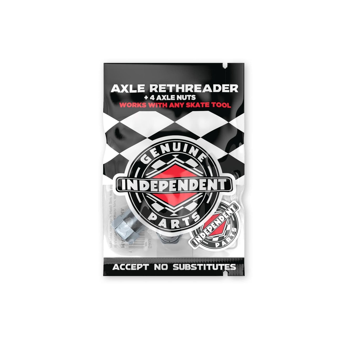 Independent | Axle Rethreader + 4 Axle Nuts