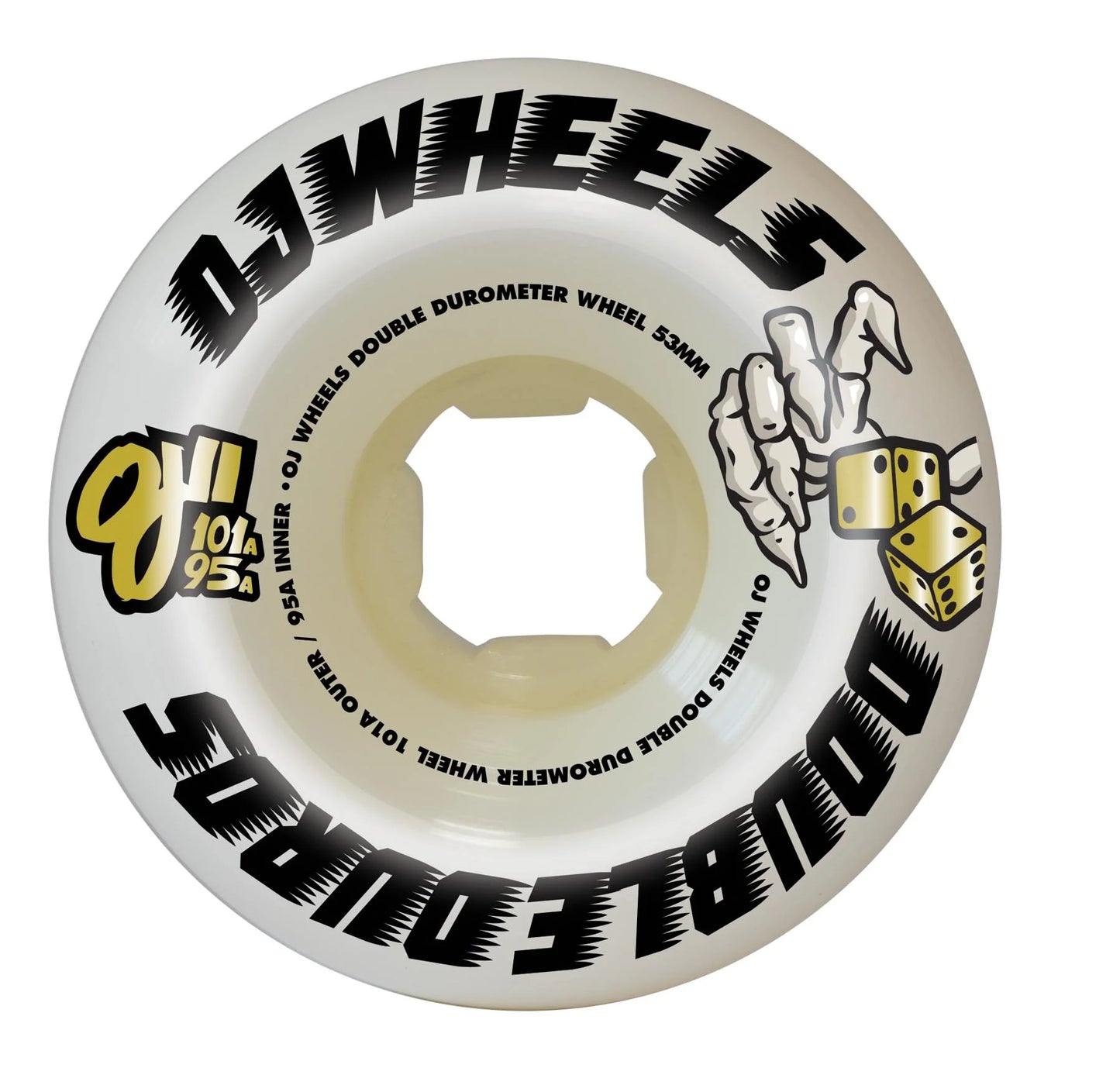 OJ | 53mm/95a Core/101a Outer - Double Duro Mini Combo Shape Wheels