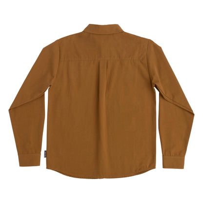 Santa Cruz | Screaming Hand Utility Longsleeve Button Up - Dusty Brown