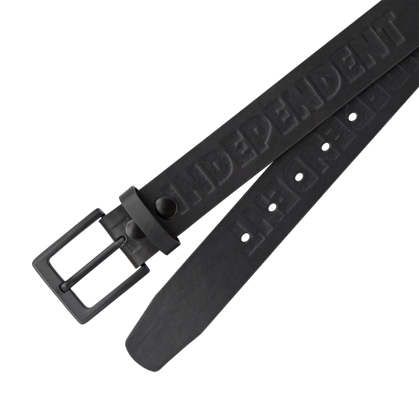 Independent | Bar Logo Polyurethane Belt - Black