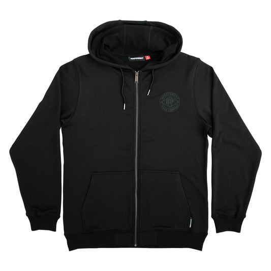 Independent | Clipper Zip Midweight Hoodie - Black