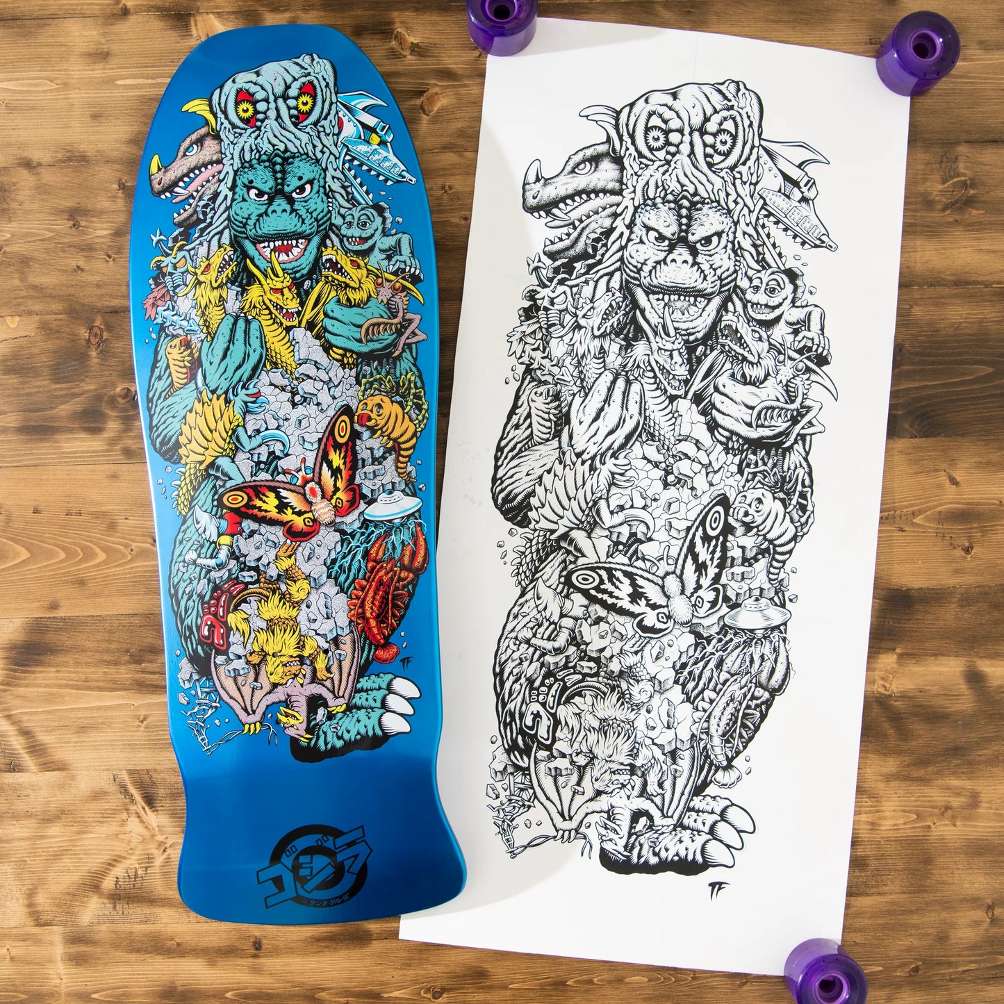 Santa Cruz | 10.125" Kaiju Roskopp Deck