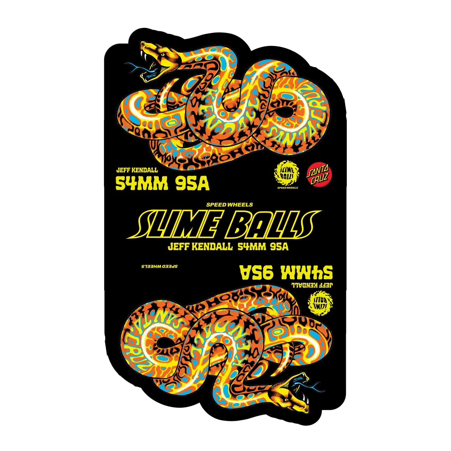 Slime Balls | 54mm/95a Jeff Kendall Snake Hardline Wheel - Pink