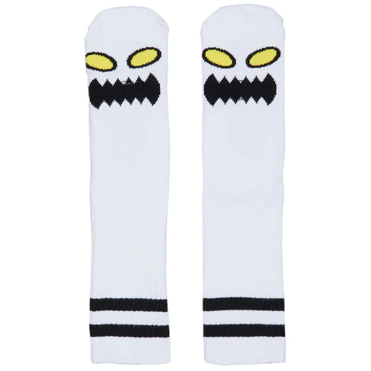 Toy Machine | Monster Face Crew Socks - White