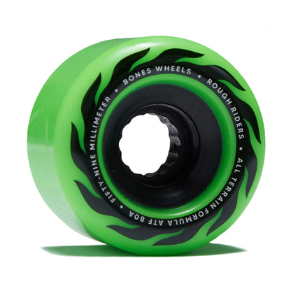 Bones | 59mm/80a Rough Riders Wheels - Green