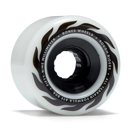 Bones | 59mm/80a Rough Riders Wheels - White