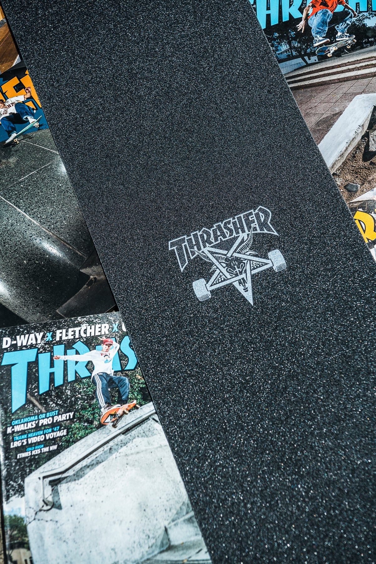 Mob | 9" x 33" Thrasher Skate Goat Graphic Skateboard Grip Tape