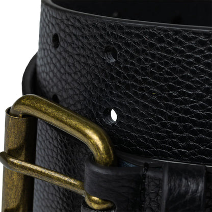 Spitfire | Bighead Premium Leather Belt - Black