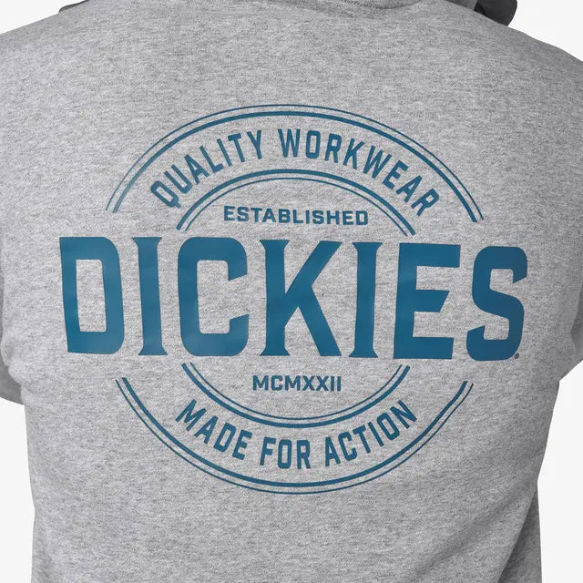 Dickies | Graphic DWR Pullover Fleece - Heather Grey