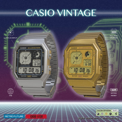 Casio | A130WEG-9A Watch - Vintage Collection