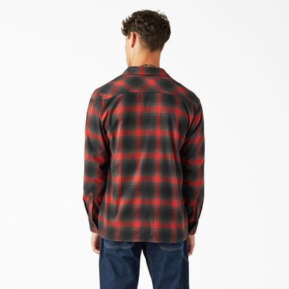 Dickies | Spitfire Flannel Button Down Shirt - Red Ochre