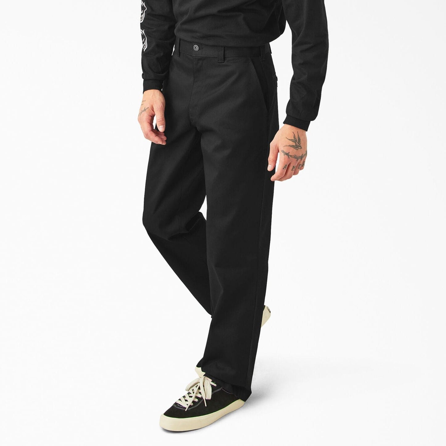 Dickies | Spitfire Flannel Cuff Twill Pants - Black