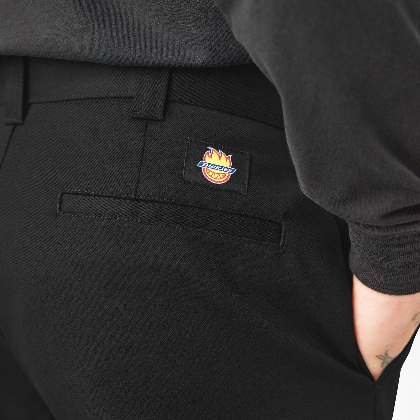 Dickies | Spitfire Flannel Cuff Twill Pants - Black