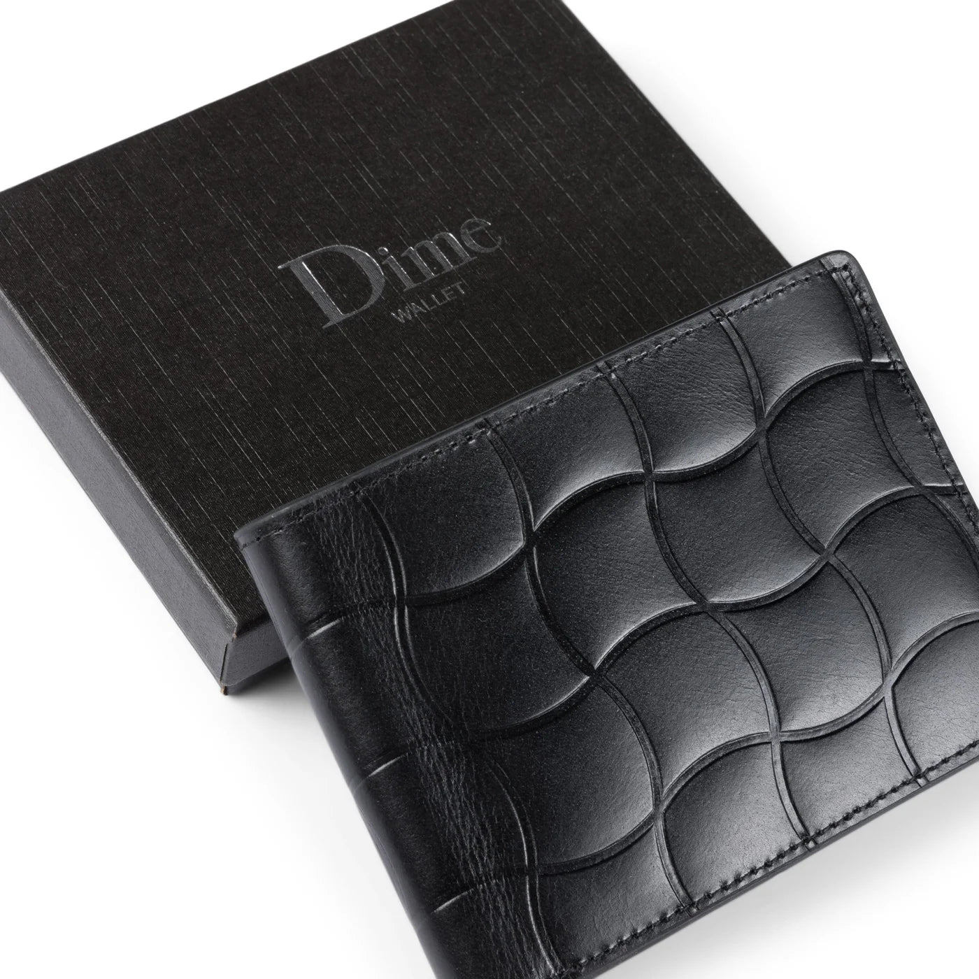 Dime | Classic Quilted Wallet - Black