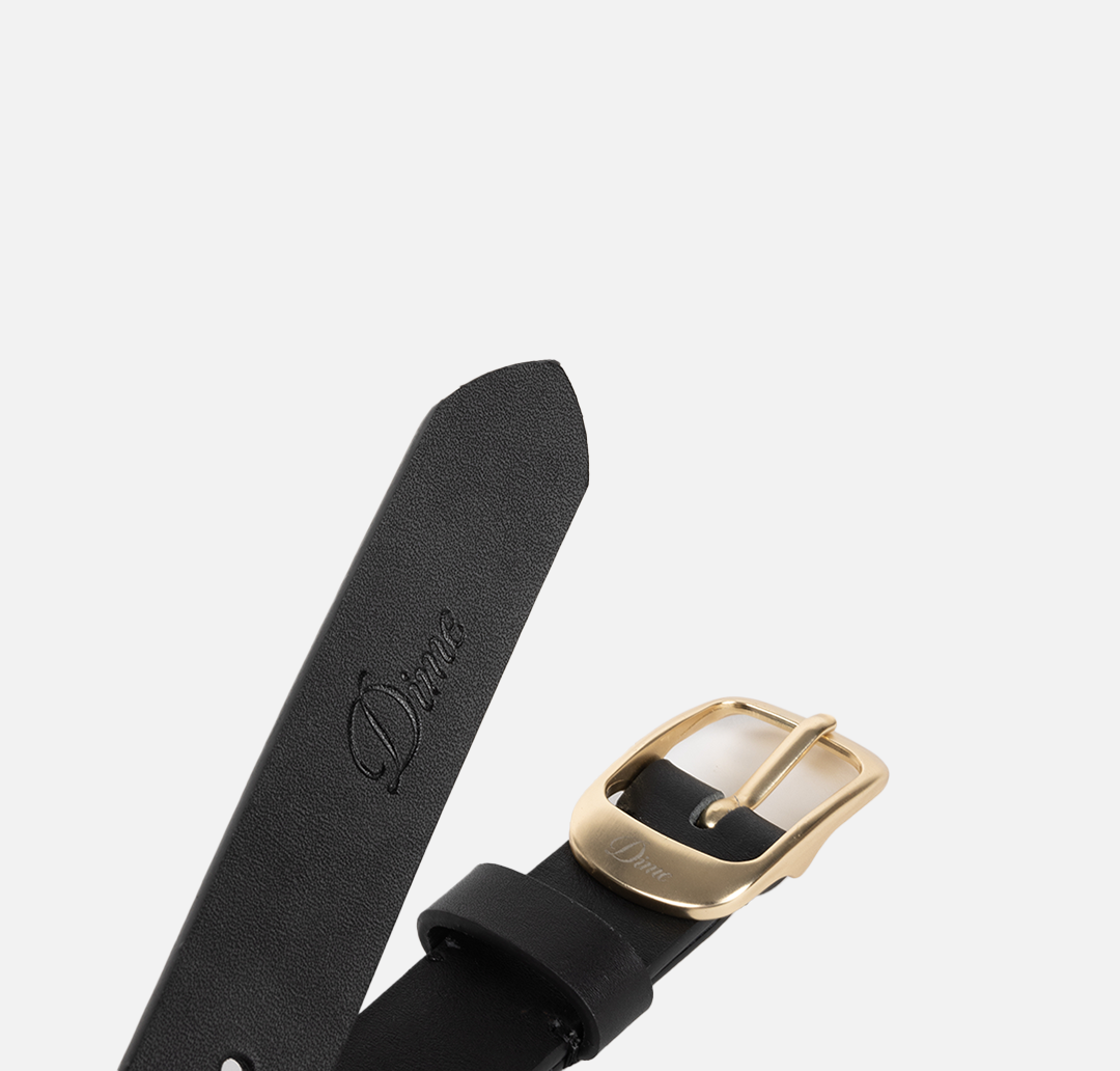 Dime | 1" Leather Dress Belt - Black