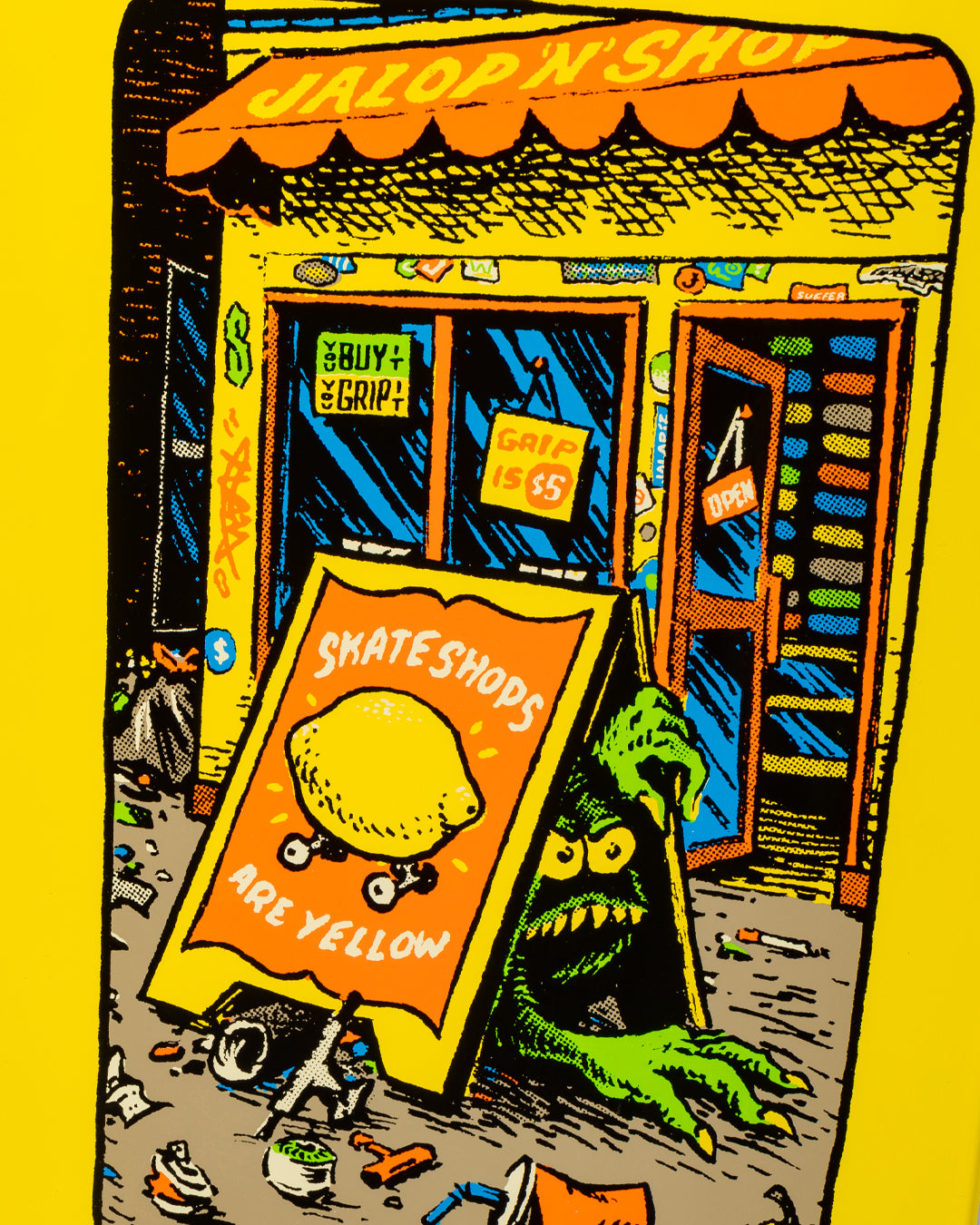 Jalopi | 9.1" Skateshop Day Shop Lurker Skateboard Deck