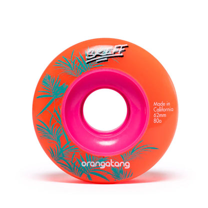 Orangatang | 62mm/80a Skiff Wheels - Orange