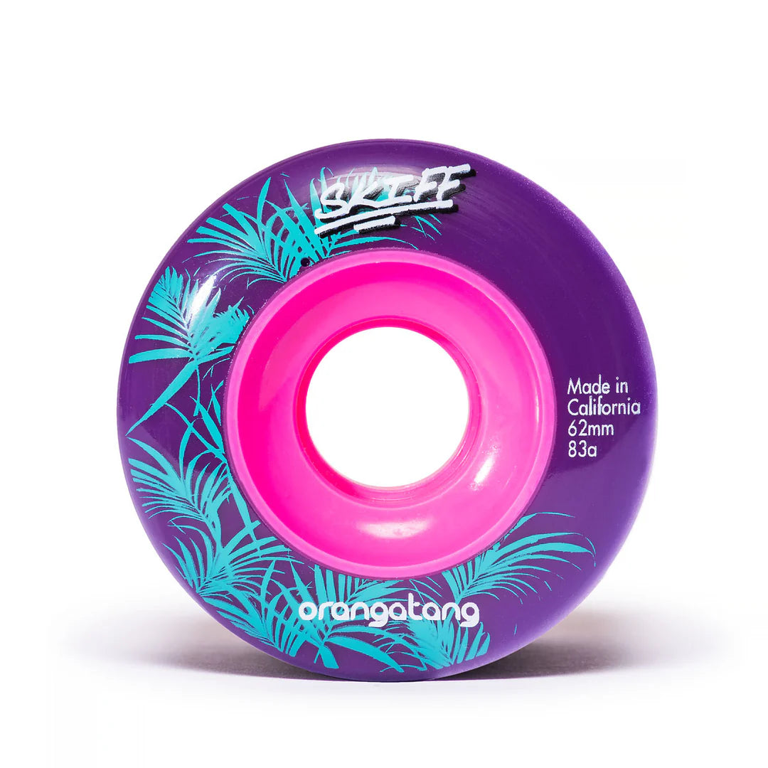 Orangatang | 62mm/83a Skiff Wheels - Purple