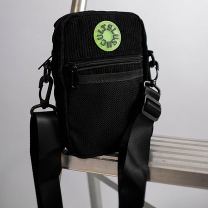 Slushcult | Anywhere Sidebag - Black Corduroy