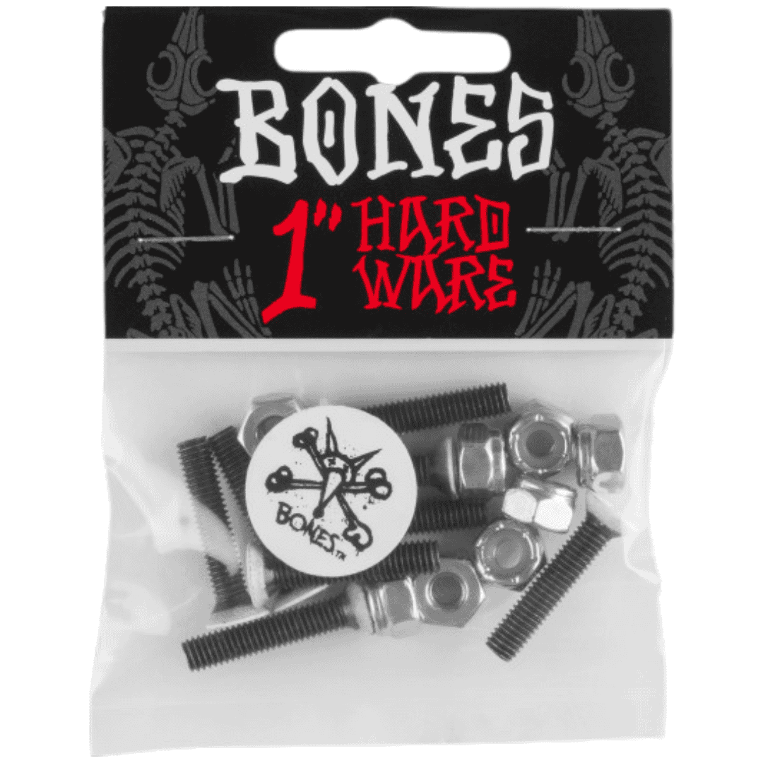 Bones | 1" Hardware - White Heads
