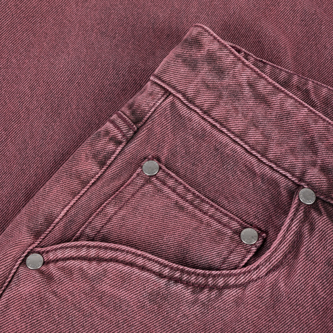 Dime | Baggy Denim Pants - Wine Washed – THIS Skateshop