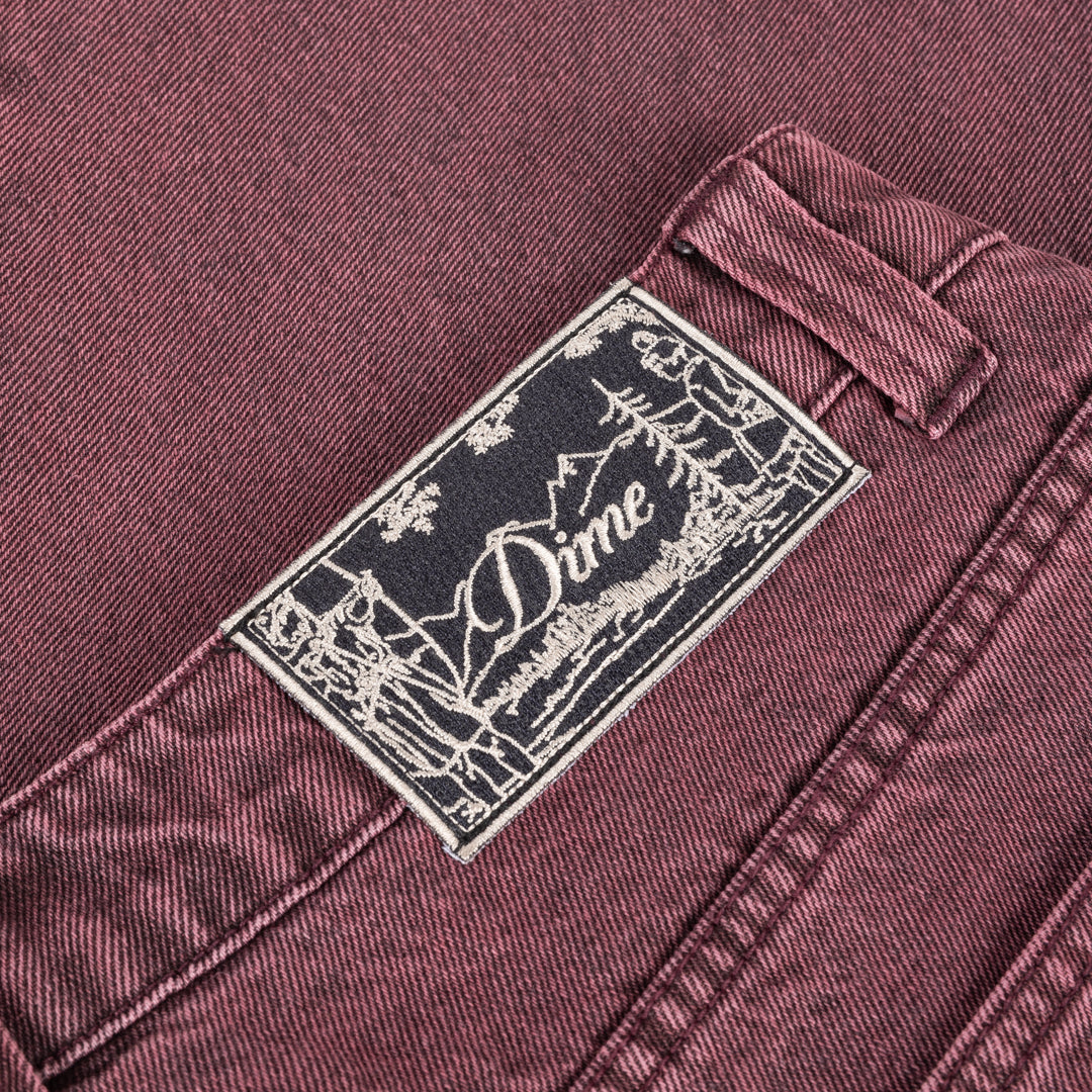 Dime | Baggy Denim Pants - Wine Washed – THIS Skateshop