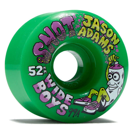 Snot | 52mm 99a Jason Adams Wide Boys Wheel - Green