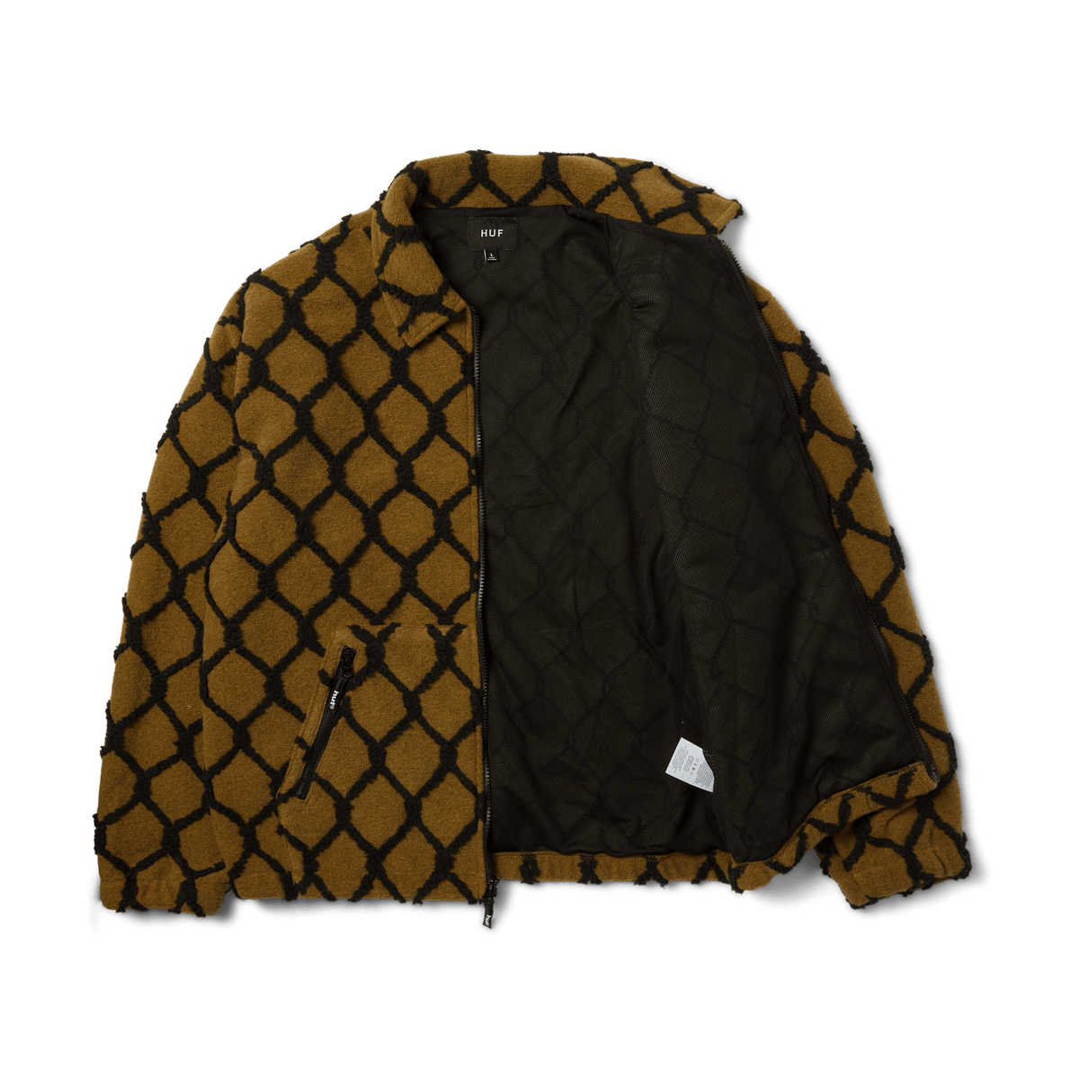 HUF | Breakthrough High Pile Jacket - Moss